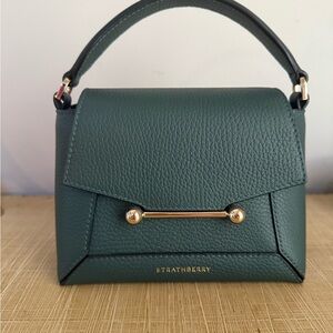 Strathberry Nano Mosaic Leather Handbag